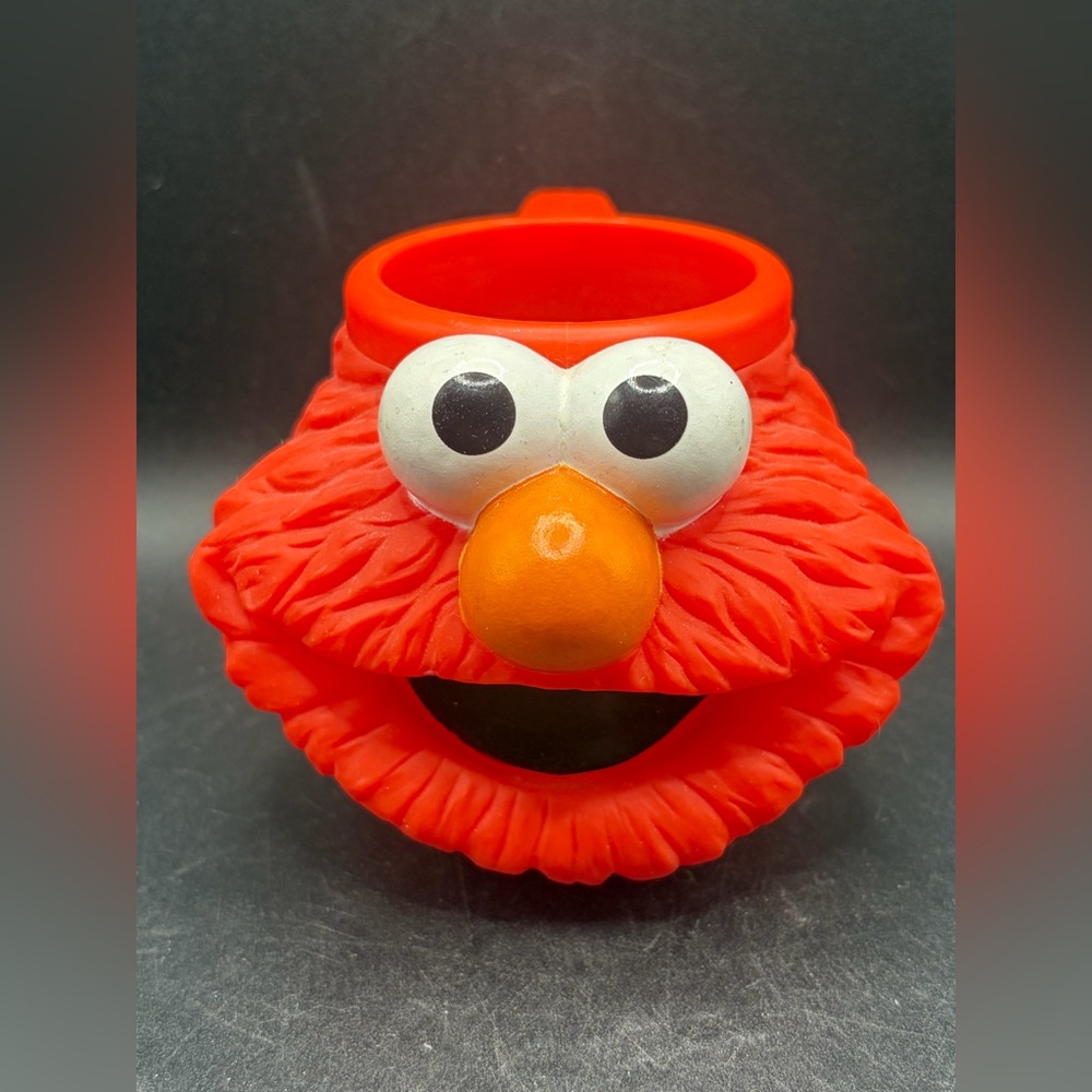 1994 Vintage Applause Elmo 3D Cup Jim Henson The Muppets Collectible Mug